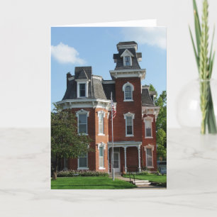 Blair House, Washington, Iowa Karte