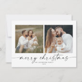 BLAIR Minimalistisch Bohemisch 2 Foto Weihnachtska Einladung (Vorderseite)