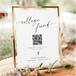 BLAIR Minimalistisch Boho Uni Fund Spendenzeichen Poster