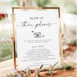 BLAIR Minimalistisch geblasen ihre Handys Foto Jag Poster