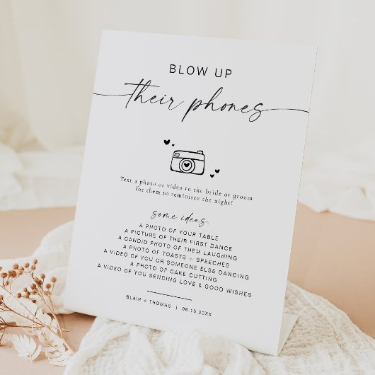 BLAIR Minimalistisch geblasen ihre Handys Foto Jag Sockelschild