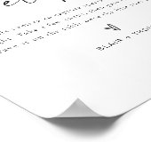 BLAIR Minimalistisch kann nicht abwarten, was sich Poster (Ecke)