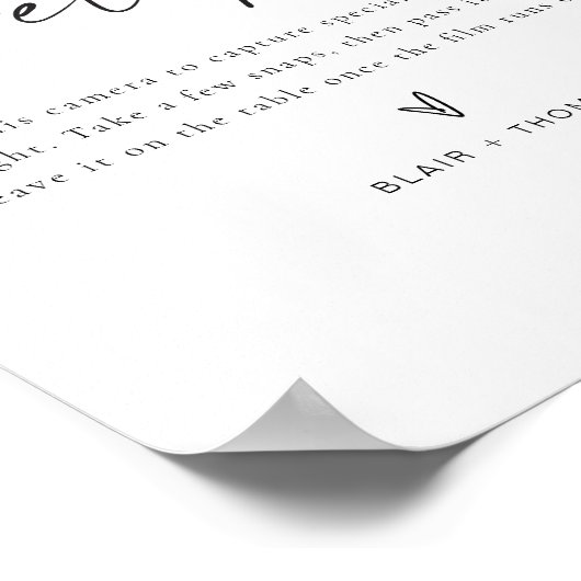 BLAIR Minimalistisch kann nicht abwarten, was sich Poster (Ecke)