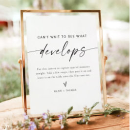 BLAIR Minimalistisch kann nicht abwarten, was sich Poster