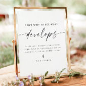 BLAIR Minimalistisch kann nicht abwarten, was sich Poster