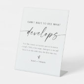 BLAIR Minimalistisch kann nicht abwarten, was sich Sockelschild (Vorderseite)