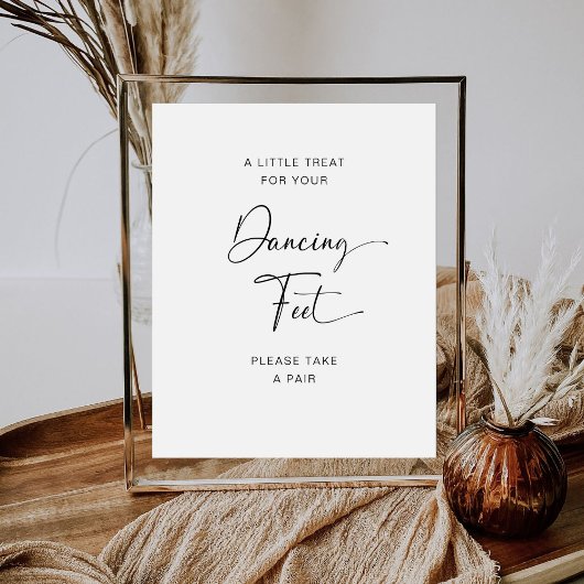 BLAIR Minimalistisch Wedding Dreh Flop Sign Sockelschild