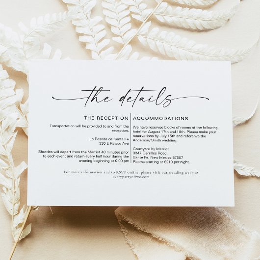 BLAIR Modern Bohemische Einfachtkarte Einladung