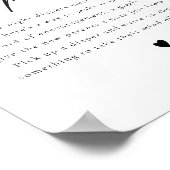 BLAIR Modern Boho Spate Night Diapers Baby-Zeichen Poster (Ecke)