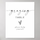 BLAIR Moderner Minimalistischer Bohemischer Weidet Poster (Vorne)