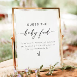 BLAIR Modernes Gucken Sie das Baby Food Baby Showe Poster