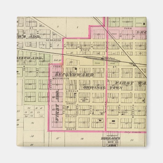 Blair, Nebraska Magnet (Vorne)