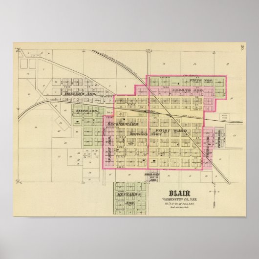 Blair, Nebraska Poster (Vorne)