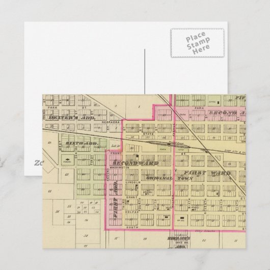 Blair, Nebraska Postkarte (Vorne/Hinten)