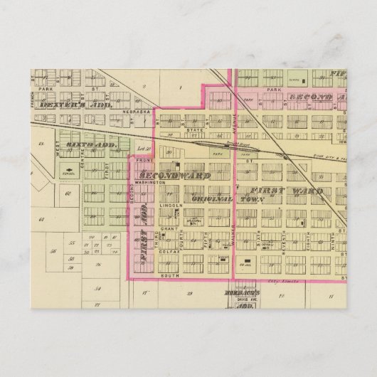 Blair, Nebraska Postkarte (Vorderseite)