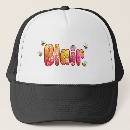 Blair - personalised hats for her truckerkappe (Vorderseite)