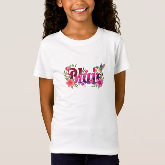 Blair - Personalised Shirt - For Kids (Vorderseite)