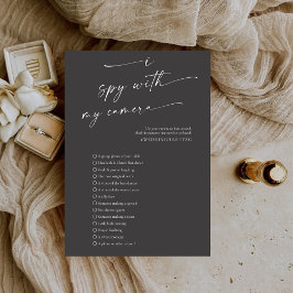 BLAIRE Modern Spy Wedding Foto Hunt Game Program Programm