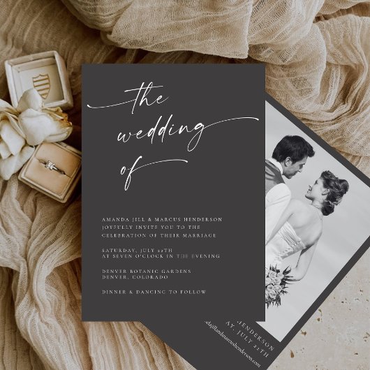 BLAIRE Moderne Kalligrafie-SkriptWedding Einladung