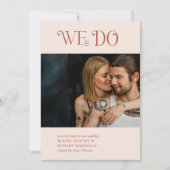 Blaire Neutral Modern Wedding Save The Date (Vorderseite)