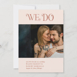 Blaire Neutral Modern Wedding Save The Date