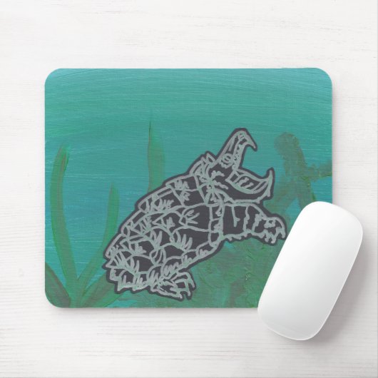 #blairsanimalcorner schnappt Schildkrötenmücke Mousepad (Mit Mouse)