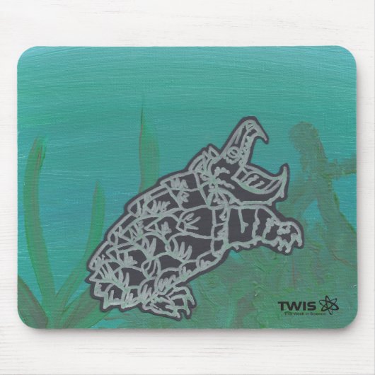 #blairsanimalcorner schnappt Schildkrötenmücke Mousepad (Vorne)
