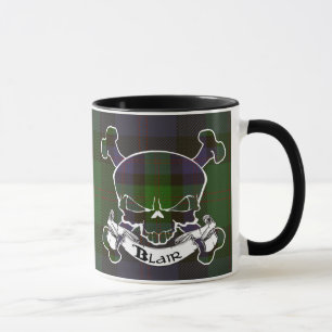Blairtartan-Schädel-Tasse Tasse