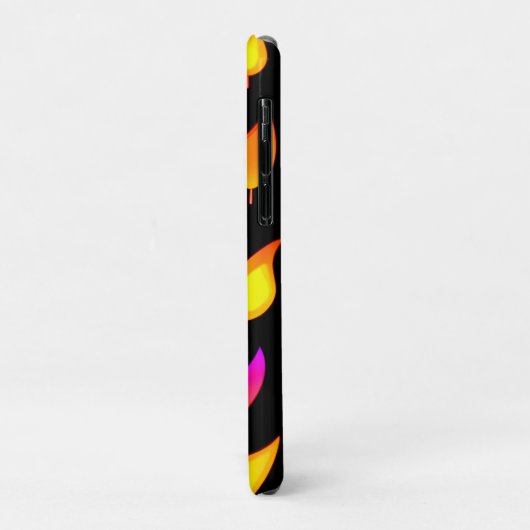 Blaise Abstrakte Flammenkunst Case-Mate iPhone Hülle (Hinten/Links)