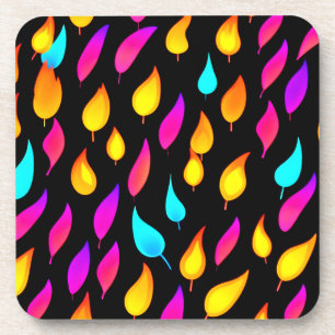 Blaise Abstrakte Flammenkunst Getränkeuntersetzer