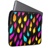 Blaise Abstrakte Flammenkunst Laptopschutzhülle (Vorne Rechts)