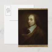 Blaise Pascal c.1691 Postkarte (Vorne/Hinten)