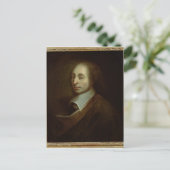 Blaise Pascal c.1691 Postkarte (Stehend Vorderseite)