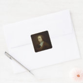 Blaise Pascal c.1691 Quadratischer Aufkleber (Umschlag)