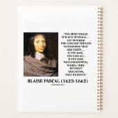 Blaise Pascal Gain Loss Wetten Gott existiert Zita Planer (Rückseite)