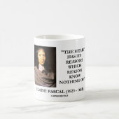 Blaise Pascal-Herz-Grund-Grund wissen nichts von Kaffeetasse (Mittel)