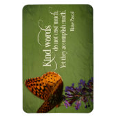 Blaise Pascal Inspiration Zitat "Kind Worte" Magnet (Vertikal)