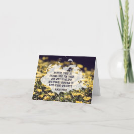 Blaise Pascal inspirierendes Zitat "Im Glauben" Dankeskarte