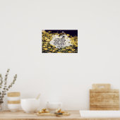 Blaise Pascal inspirierendes Zitat "Im Glauben" Poster (Küche)