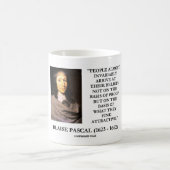 Blaise Pascal kommen zu der attraktiven Kaffeetasse (Mittel)