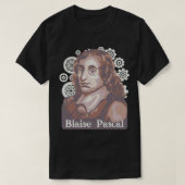 Blaise Pascal Portrait T-Shirt (Design vorne)