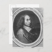 Blaise Pascal Postkarte (Vorne/Hinten)