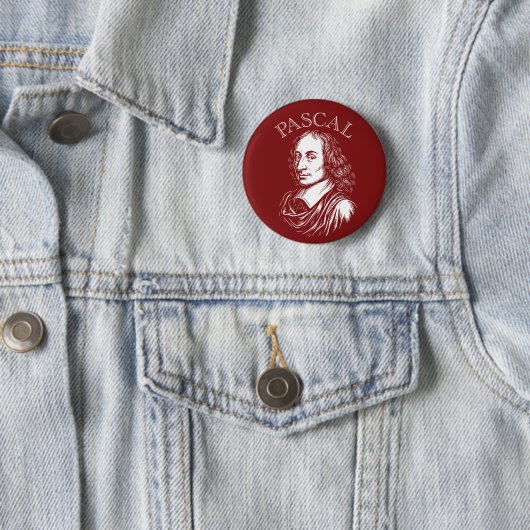 Blaise Pascal Rundstecker Button (Beispiel)