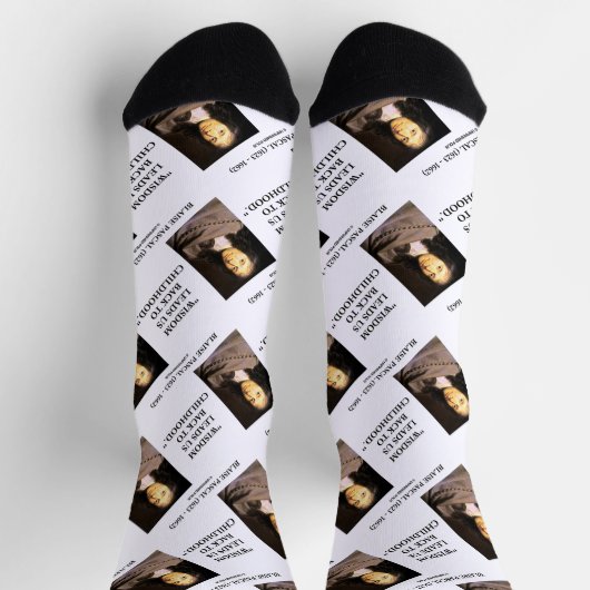 Blaise Pascal Weisheit führt uns zurück in die Kin Socken (Oben)