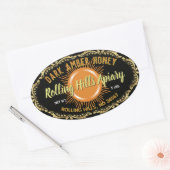 Blak Label Amber Honey Jar Sticker (Umschlag)
