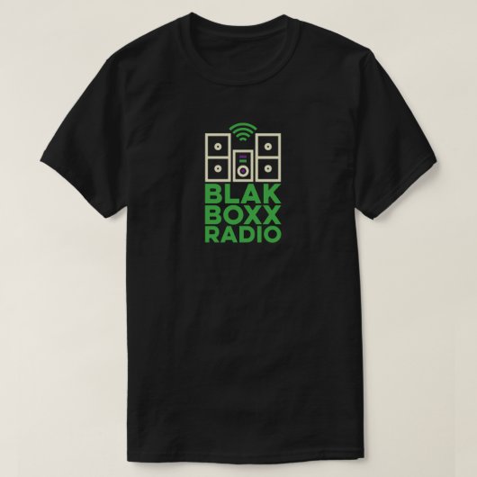 BLaKBoXXRadio Schwarzes T-Shirt (Design vorne)