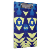 BLAKE ~ Blau- und Cremedesign Klemmbrett (Rechts)