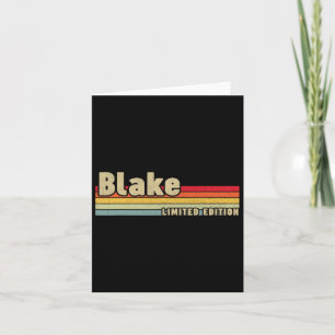 Blake Gift Name Personalisiert Geburtstag Funny Ch Karte