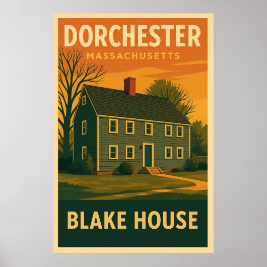 Blake House Travel Poster (Vorne)
