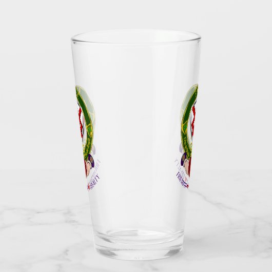 Blake Irish Shield & Claddagh Beer Glas (Rechts)